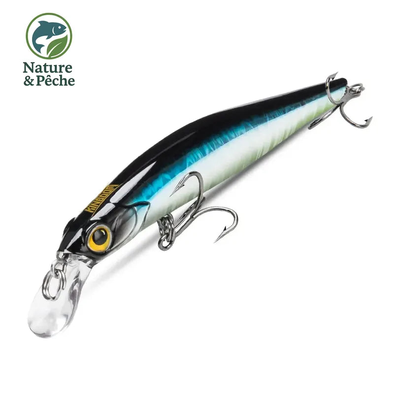 Leurre KINGDOM Minnow Coulant – Jerkbait Vibrant 60 à 105 mm