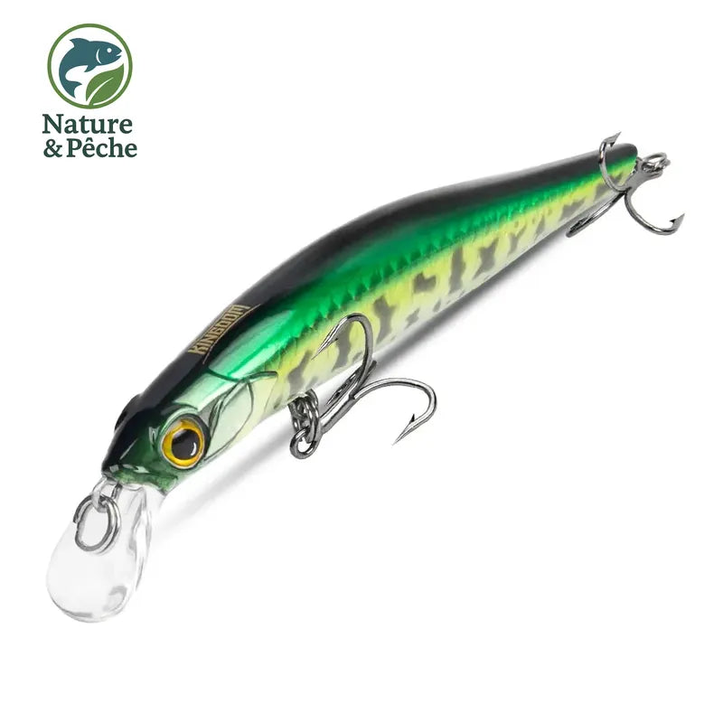 Leurre KINGDOM Minnow Coulant – Jerkbait Vibrant 60 à 105 mm