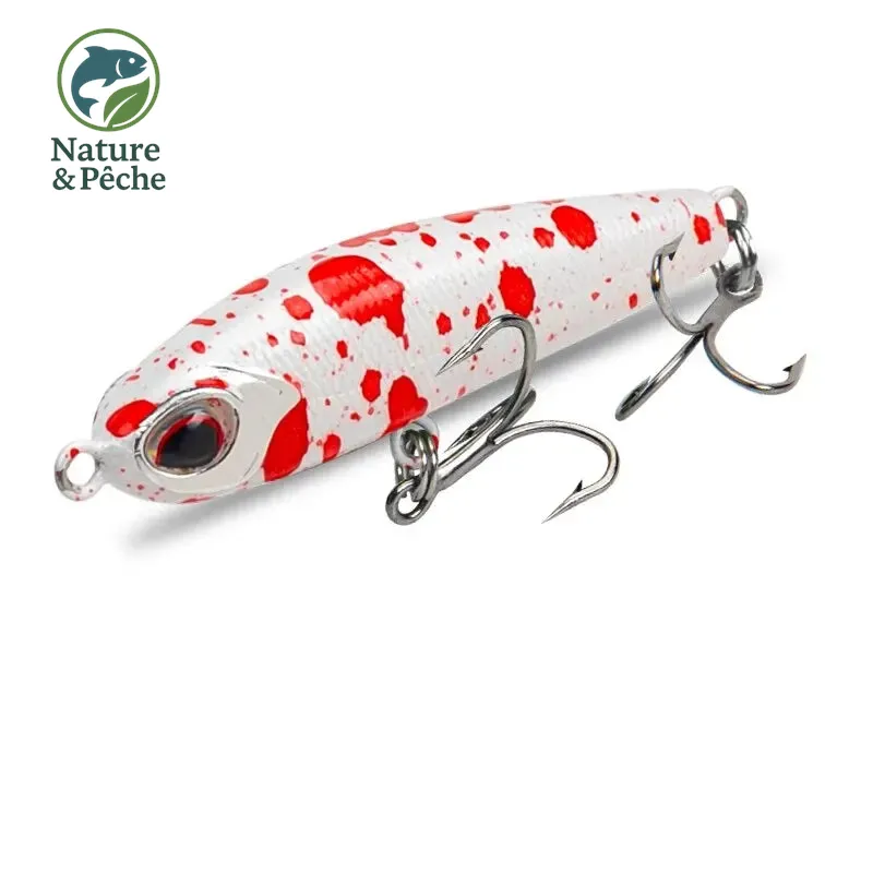 Leurre pencil KINGDOM 40 mm – 4 g slow sinking, nage vibrante réaliste pour truite, perche et bass