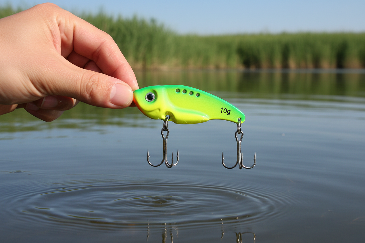 Leurre Métal VIB 5,5 cm – 15 g | Vibration Sinking Carnassiers coloris au choix