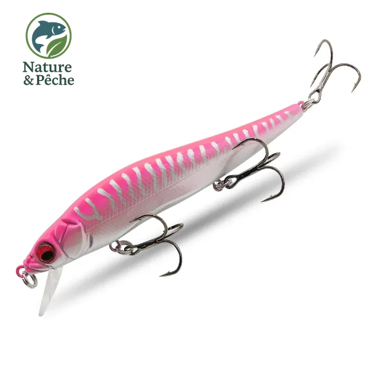 Minnow KES Fishing BST-110D – 110 mm / 15 g, profondeur 0–3.5 m, leurre dur polyvalent carnassiers
