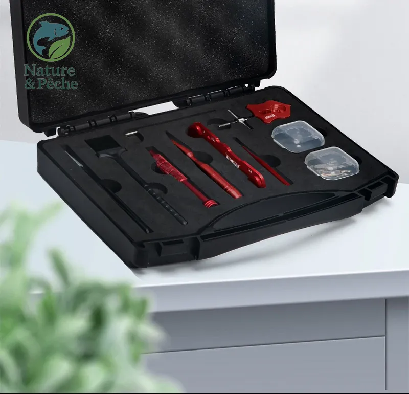 Kit d’entretien KINGDOM pour moulinet casting – Coffret complet avec outils spécifiques