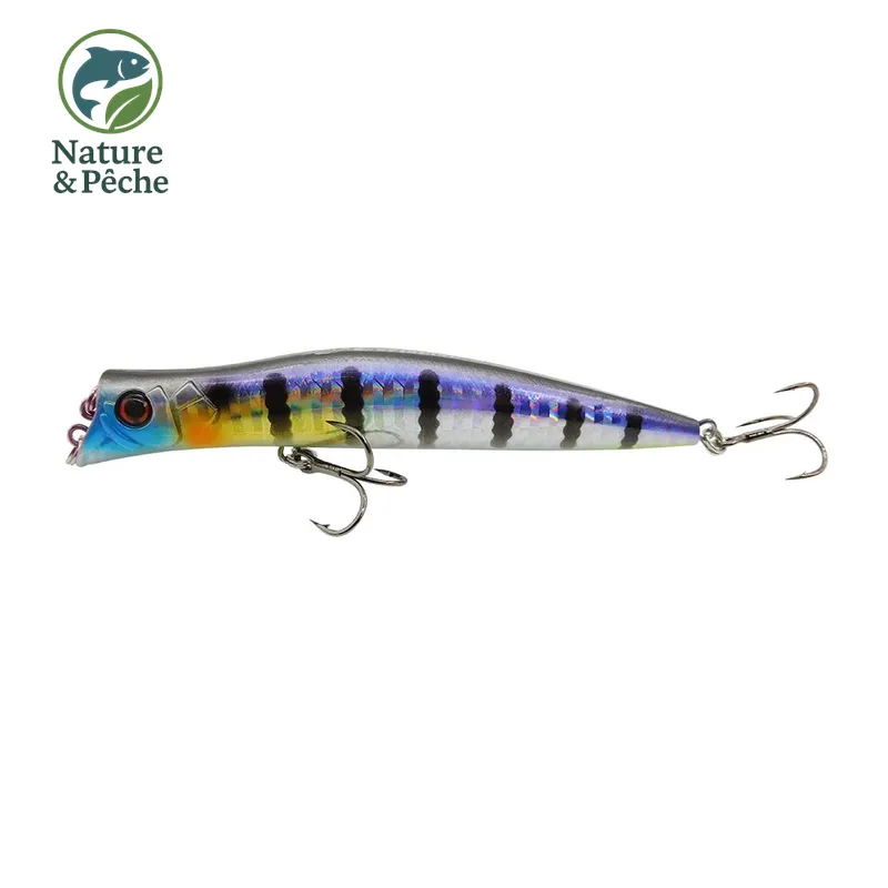 Leurre topwater KES Fishing DW0019 – 100 mm / 9.5 g, 0–0.2 m, stickbait flottant pour brochet, perche & black bass