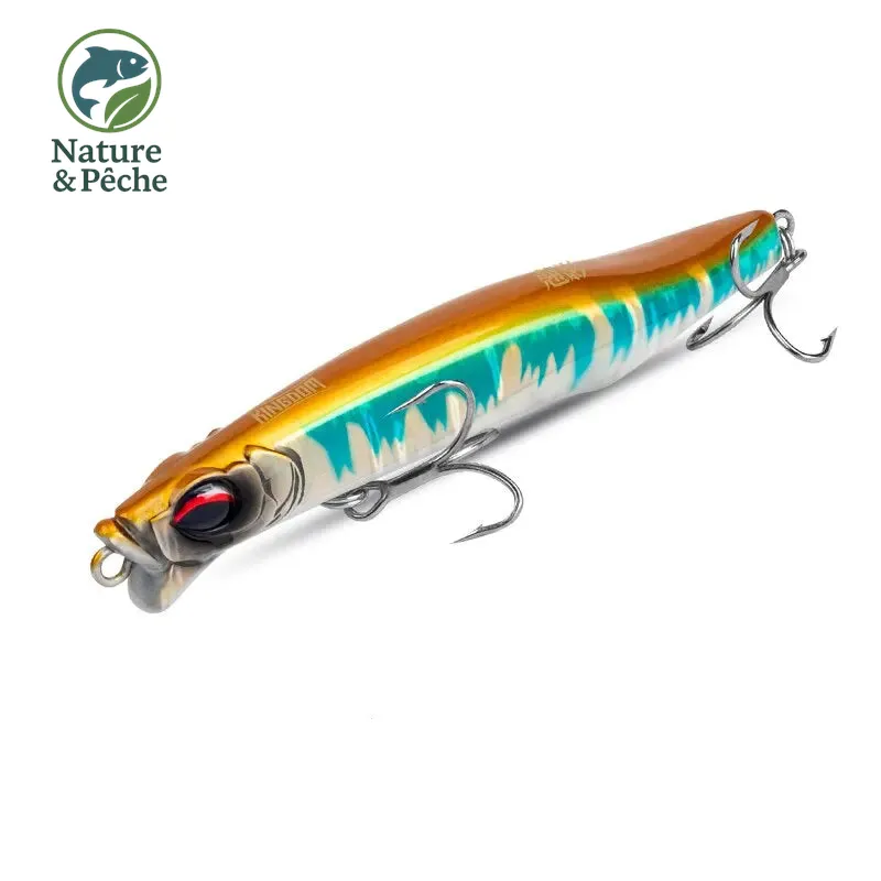 Leurre pencil sinking KINGDOM 70 à 95 mm – nage vibrante, longue portée, pour carnassiers en eau douce ou salée