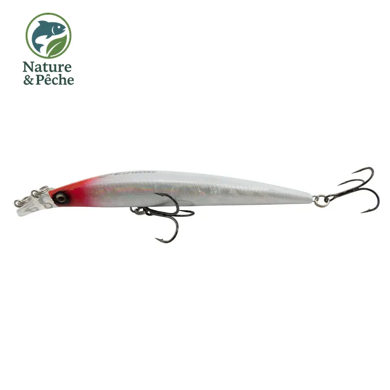 Minnow KES Fishing 112D – 120 mm / 10 g, flottant, leurre dur polyvalent pour brochet, sandre & bar