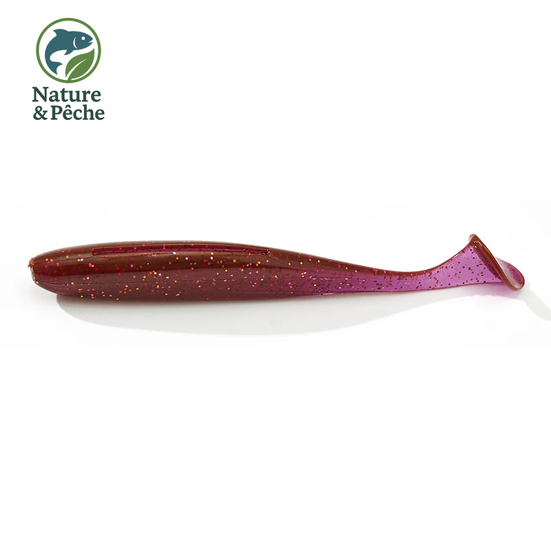 Leurre Souple Shad à Queue en T – Plusieurs Tailles – Eau Douce & Estuaire