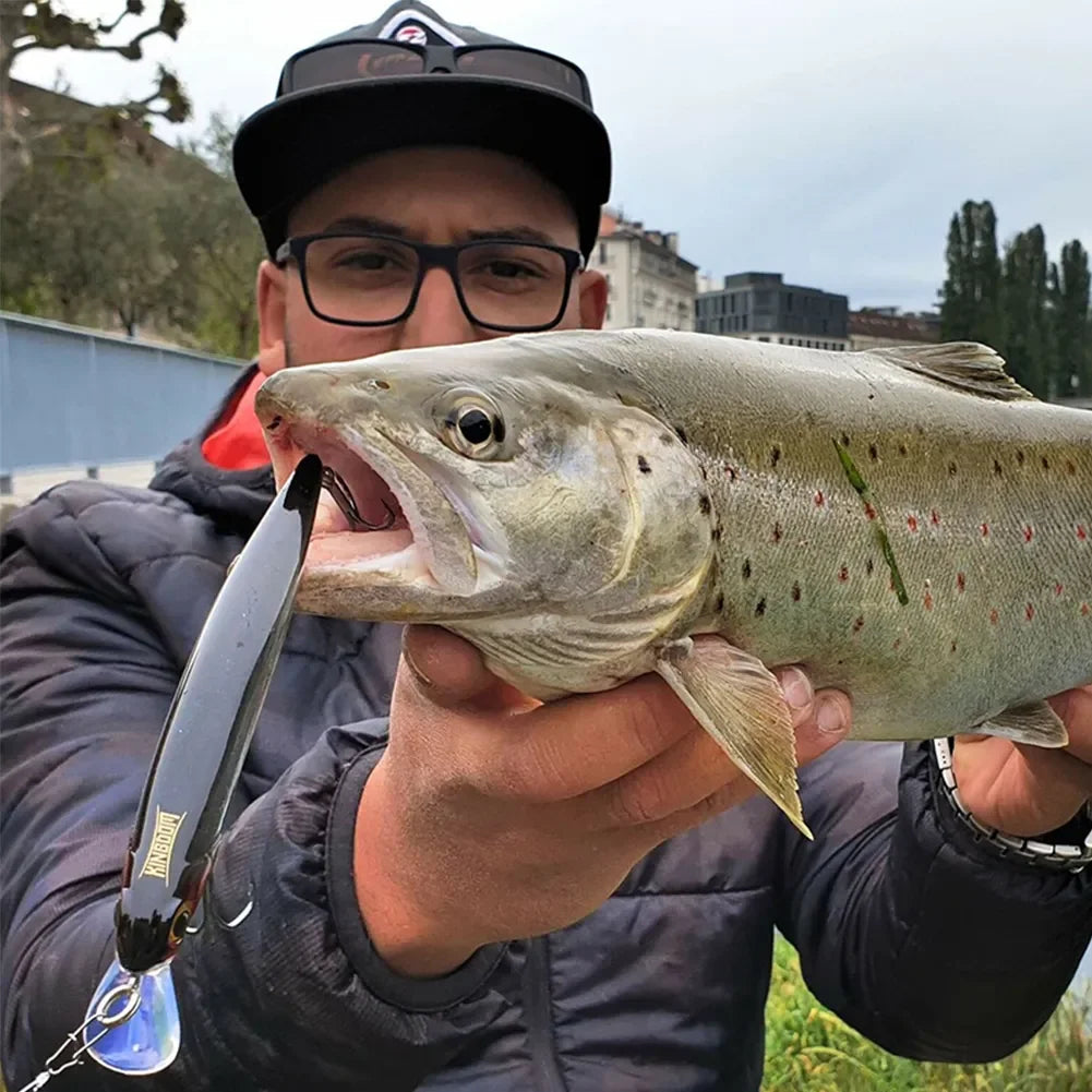 Leurre KINGDOM Minnow Coulant – Jerkbait Vibrant 60 à 105 mm