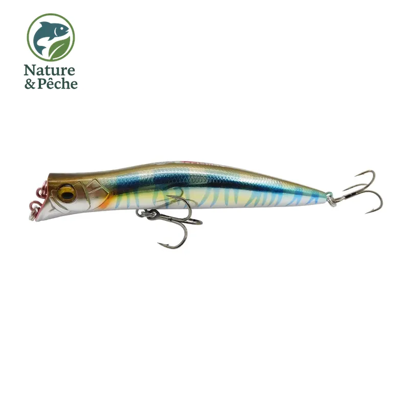 Leurre topwater KES Fishing DW0019 – 100 mm / 9.5 g, 0–0.2 m, stickbait flottant pour brochet, perche & black bass