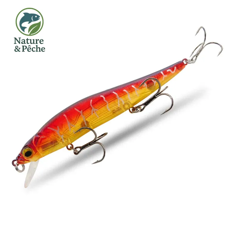 Minnow KES Fishing BST-110D – 110 mm / 15 g, profondeur 0–3.5 m, leurre dur polyvalent carnassiers