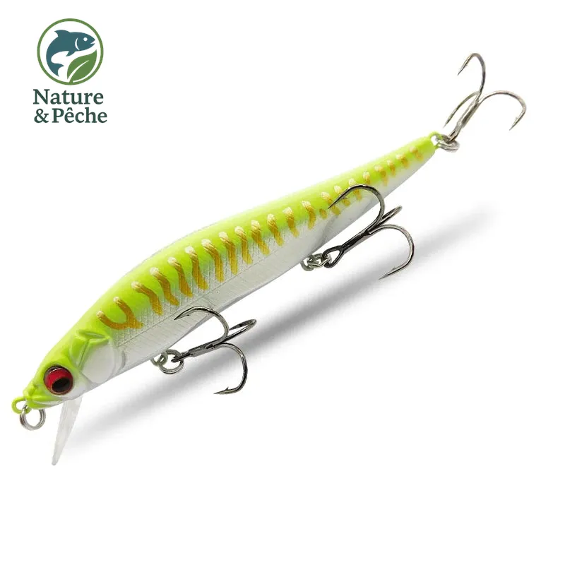 Minnow KES Fishing BST-110D – 110 mm / 15 g, profondeur 0–3.5 m, leurre dur polyvalent carnassiers