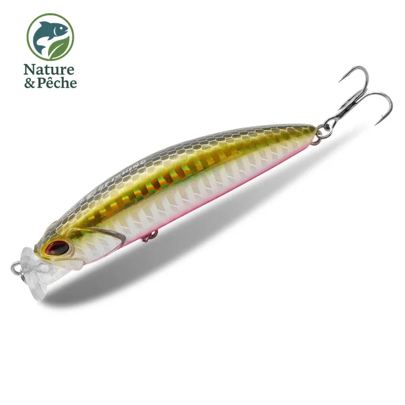 Leurre de surface KES Fishing VP80 – 80 mm / 10 g, topwater flottant spécial brochet, perche & black bass