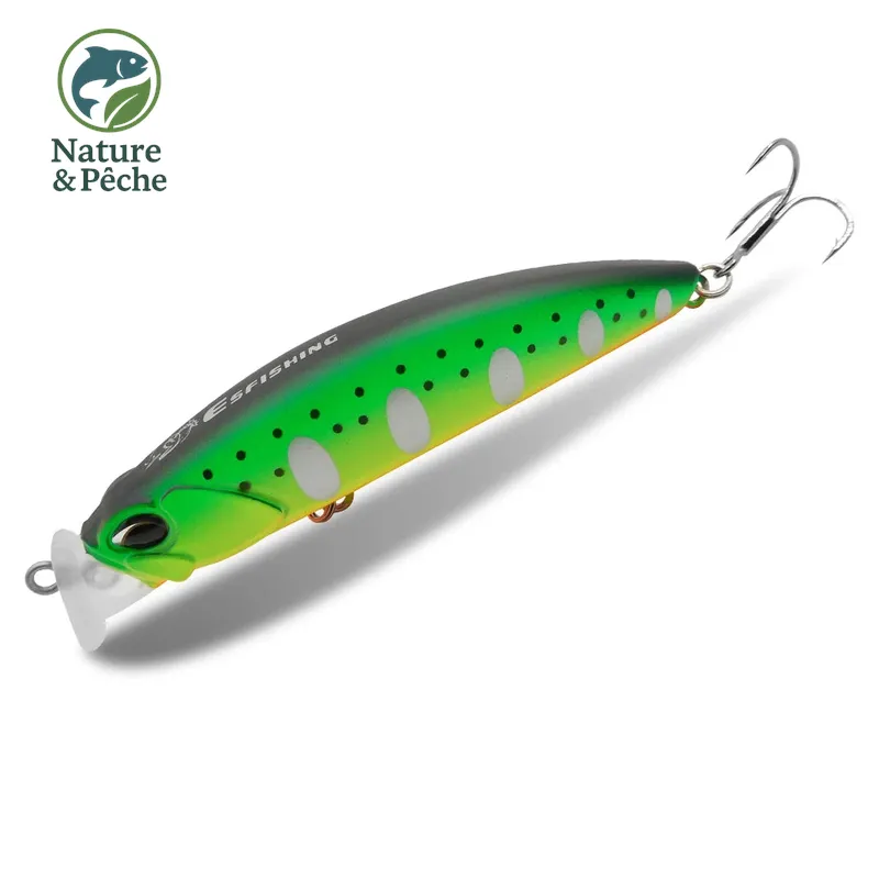 Leurre de surface KES Fishing VP80 – 80 mm / 10 g, topwater flottant spécial brochet, perche & black bass