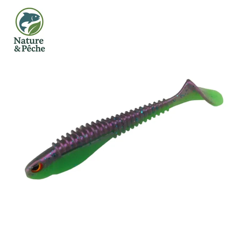 Pack de 6 Leurres Souples Kes Fishing SN100 – 4 pouces / 7,5 g