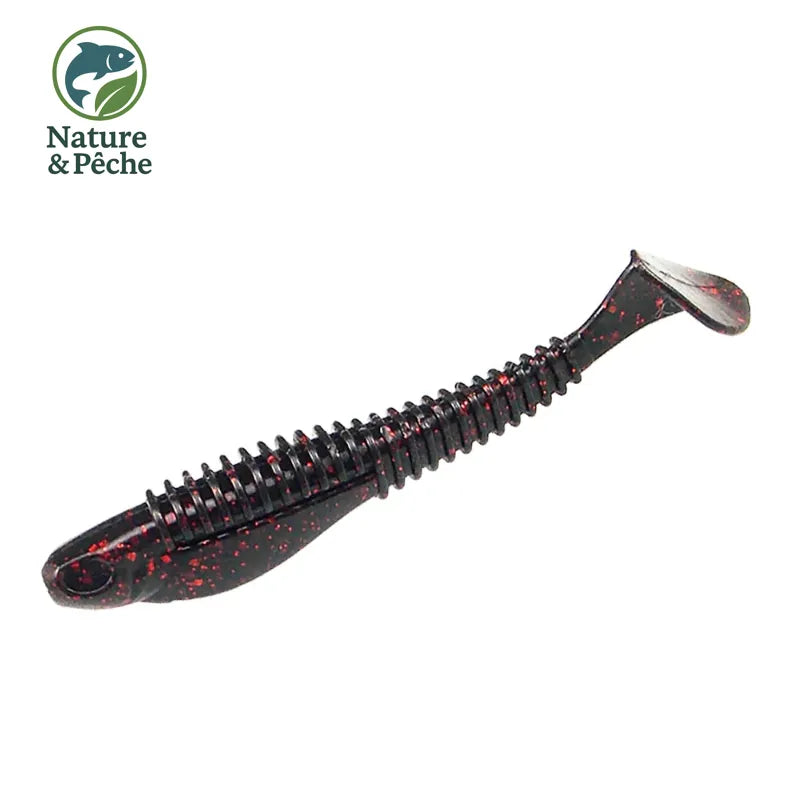Pack de 6 Leurres Souples Kes Fishing SN100 – 4 pouces / 7,5 g