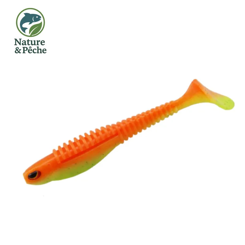 Pack de 6 Leurres Souples Kes Fishing SN100 – 4 pouces / 7,5 g