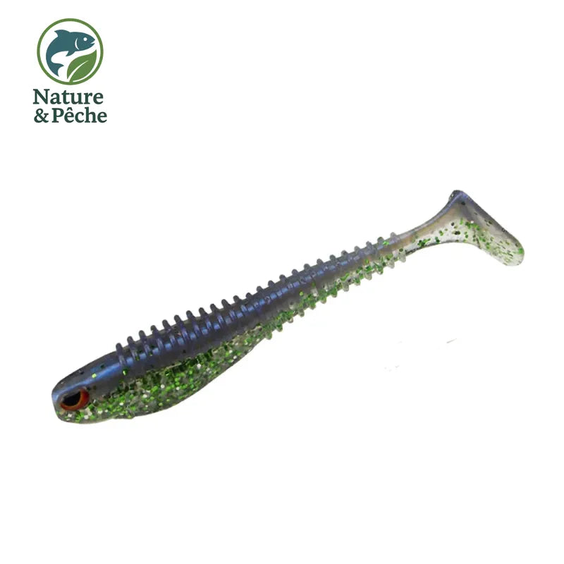Pack de 6 Leurres Souples Kes Fishing SN100 – 4 pouces / 7,5 g