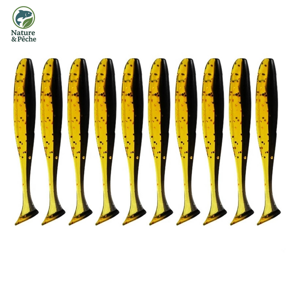 Pack MEREDITH JXS01 – Leurres Souples 50 à 100 mm | Polyvalence Mer & Eau Douce