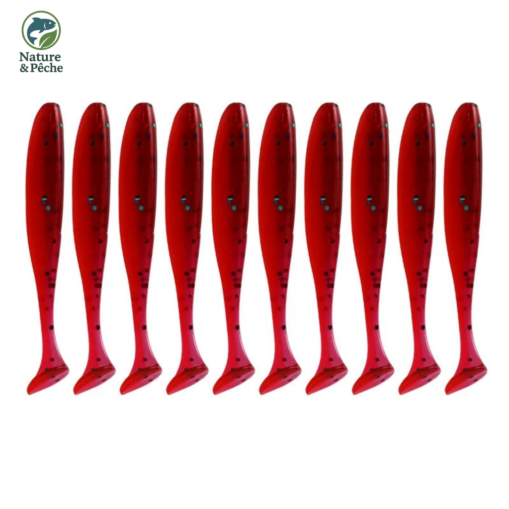 Pack MEREDITH JXS01 – Leurres Souples 50 à 100 mm | Polyvalence Mer & Eau Douce