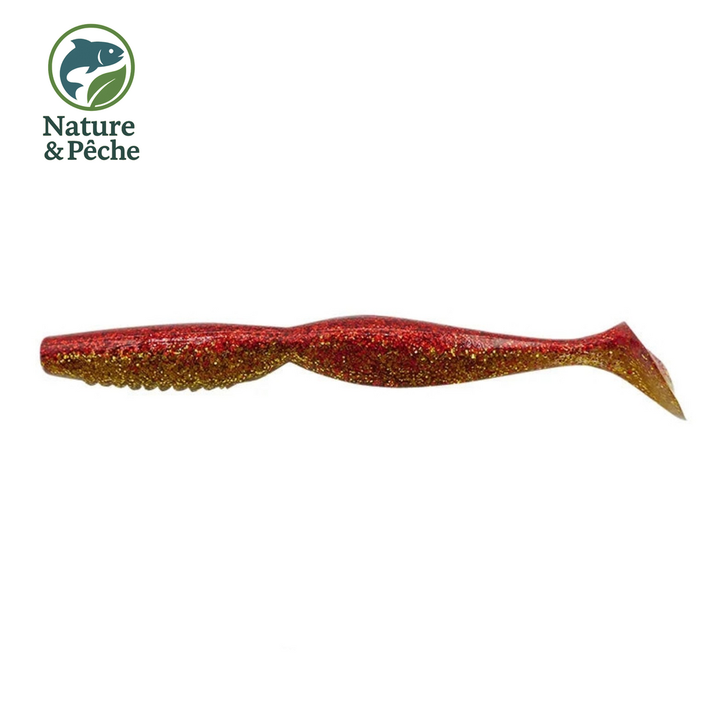 Leurres Souples Kes Fishing SNE125 – 100 & 125 mm | Pack de 6 Leurres Salés & Attractants