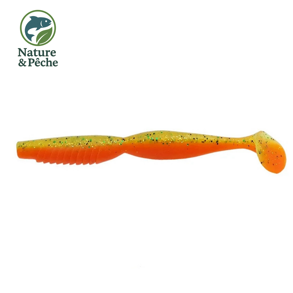 Leurres Souples Kes Fishing SNE125 – 100 & 125 mm | Pack de 6 Leurres Salés & Attractants