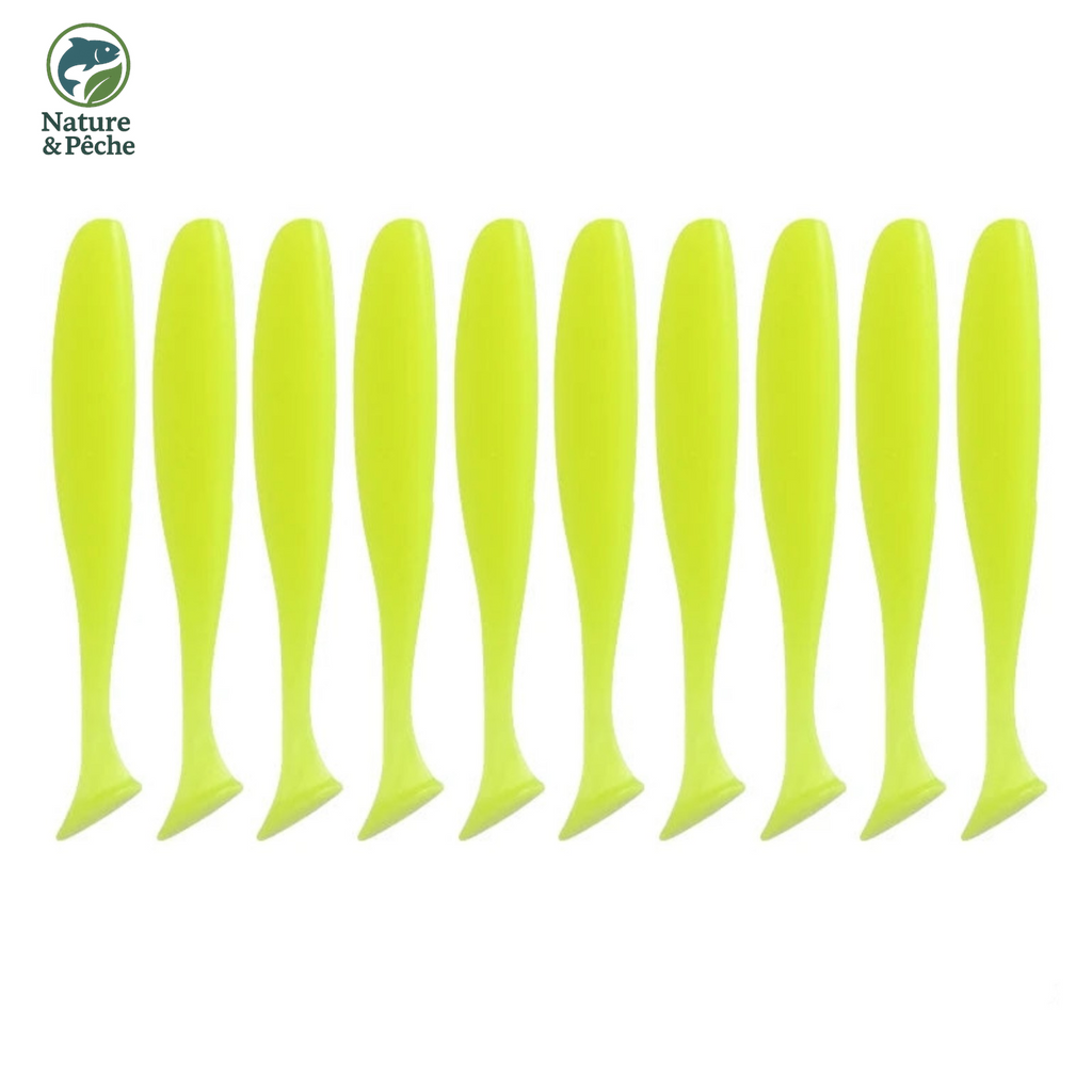 Pack MEREDITH JXS01 – Leurres Souples 50 à 100 mm | Polyvalence Mer & Eau Douce